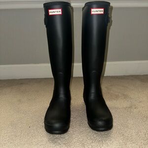 Hunter Classic Black Knee-High Boots